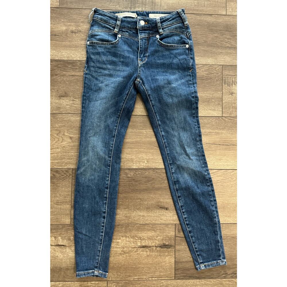 Pilcro and the Letterpress by Anthropologie High Rise Skinny Jeans Size‎ 26